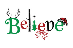 Believe - A Versatile Christmas Craft Design for Creative Projects