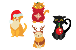 Christmas Cats: A Charming Craft for Your Holiday Content