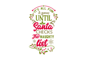 Christmas Crafts: It's All Fun Games Until Santa Checks the Naughty List
