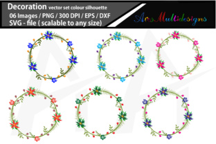Christmas Set Wreath: A Versatile Graphics Asset for Crafts