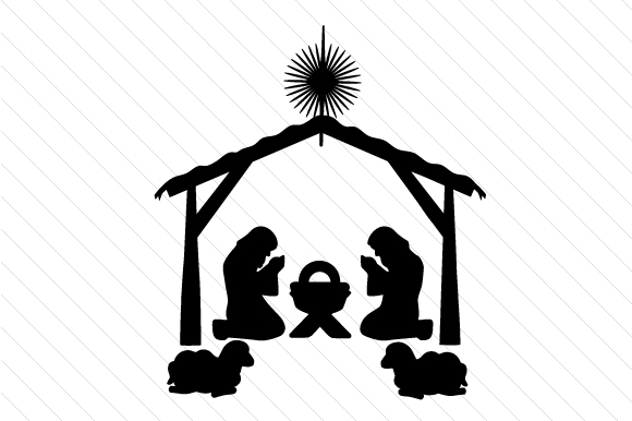 Enhance Your Christmas Crafts with Silhouette of Nativity Scene