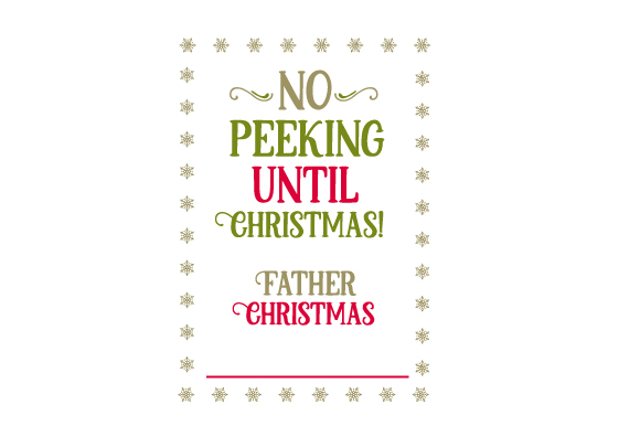 No Peeking Until Christmas Santa Bag: A Crafty Design for Holiday Content