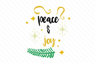 Peace Joy: A Festive Addition for Christmas Crafts