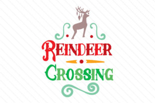 Reindeer Crossing: A Festive Addition to Christmas Crafts